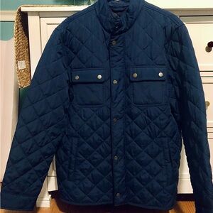 GAP Men's Quilted Navy Blue Jacket